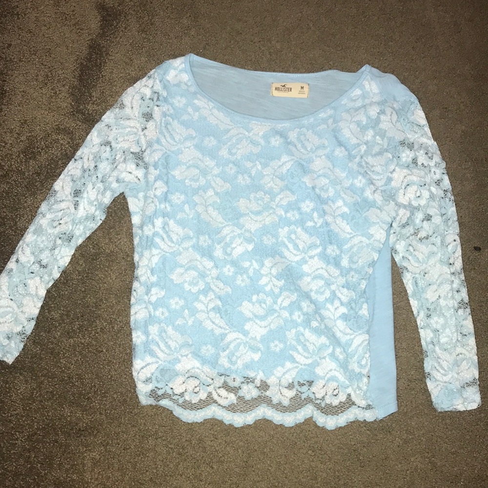 Lace hollister shirt